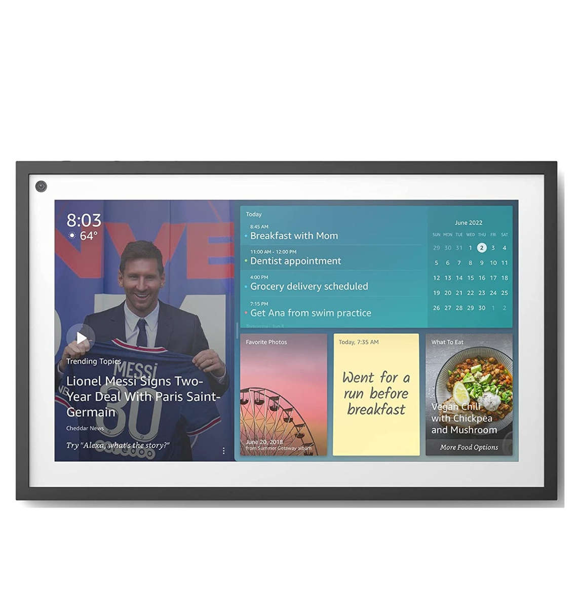 AMAZON ECHO SHOW 15 SMART DISPLAY BLACK (2021)