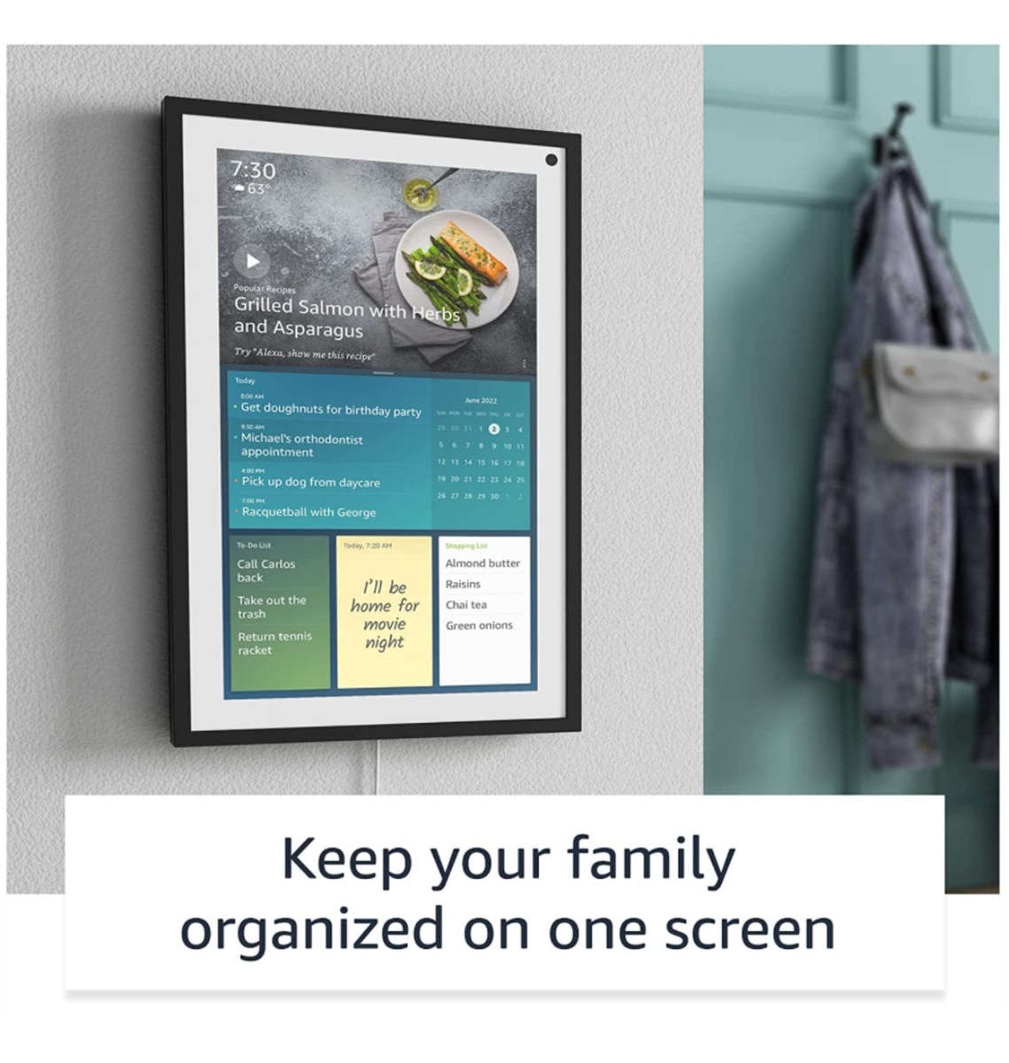 AMAZON ECHO SHOW 15 SMART DISPLAY BLACK (2021)