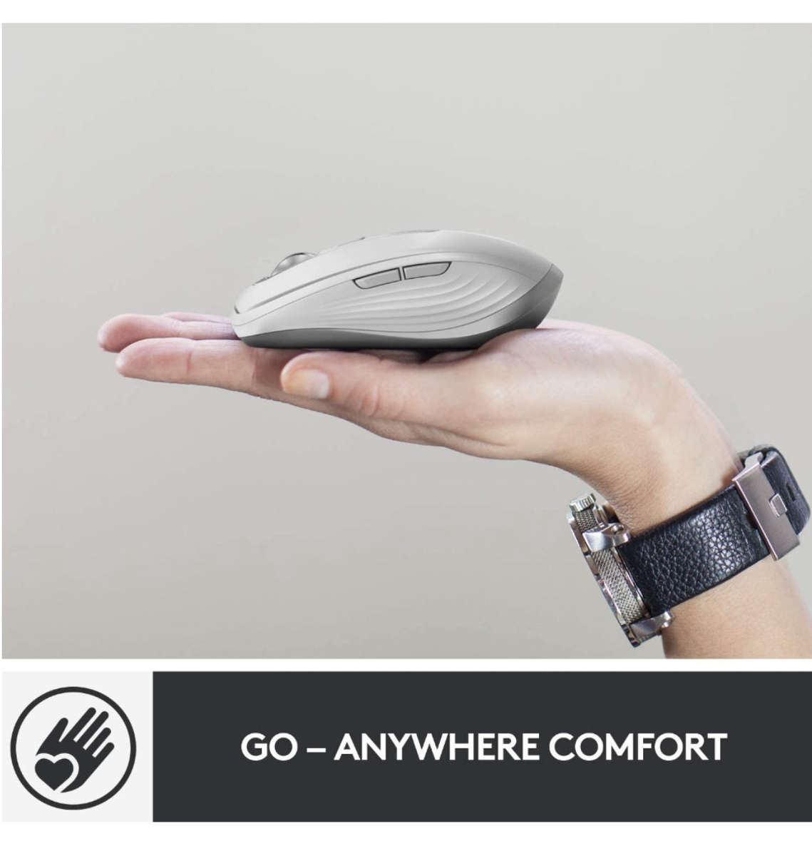 LOGITECH MX ANYWHERE 3 WIRELESS MOUSE MAC EDITION PALE GRAY