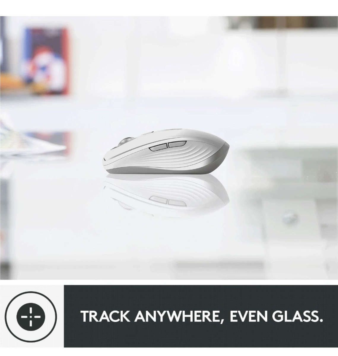 LOGITECH MX ANYWHERE 3 WIRELESS MOUSE MAC EDITION PALE GRAY