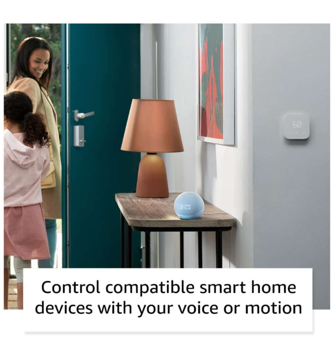 AMAZON ECHO DOT WITH CLOCK (2022) CLOUD BLUE