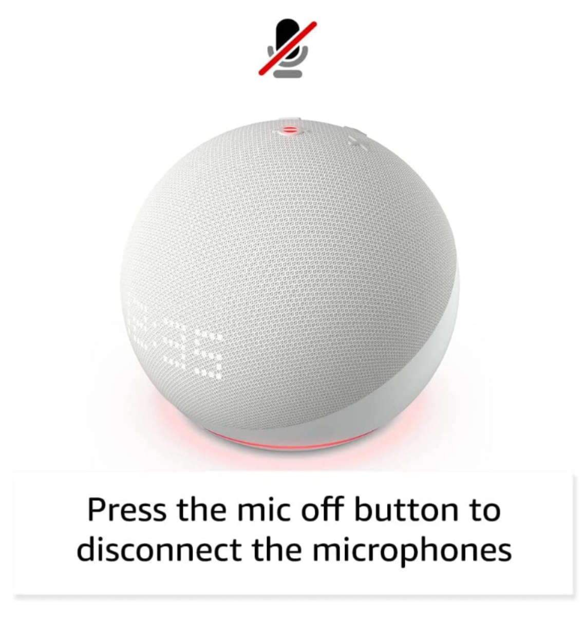 AMAZON ECHO DOT WITH CLOCK (2022) CLOUD BLUE