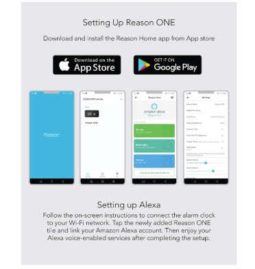 ZMI REASON ONE SMART ALARM CLOCK WITH ALEXA