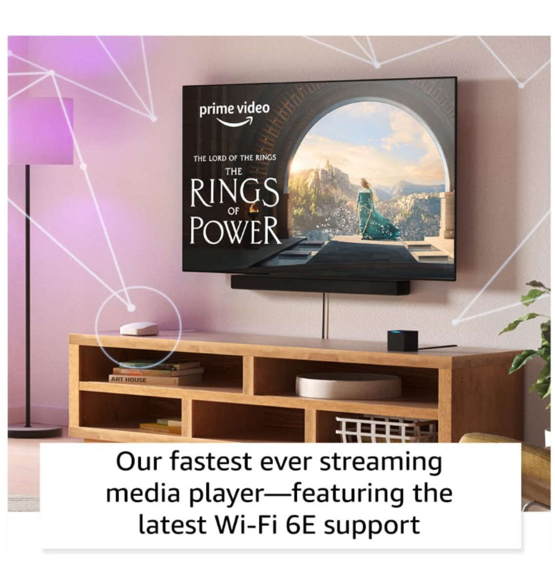 AMAZON FIRE TV CUBE STREAMING MEDIA PLAYER 4K ULTRA HD (2022)