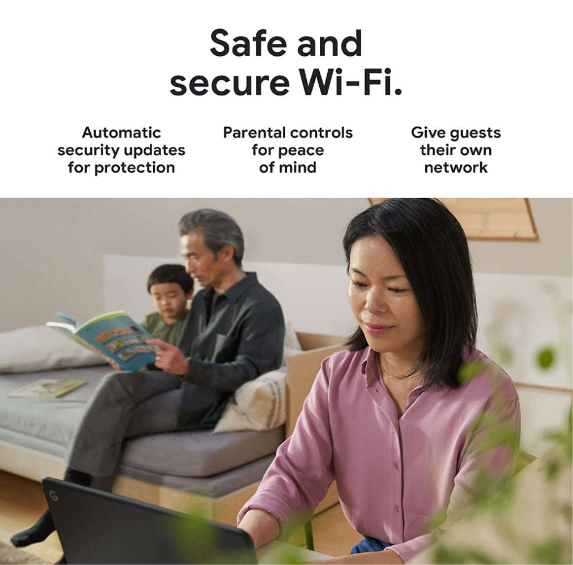 GOOGLE NEST WI-FI PRO 6E MESH ROUTER SNOW 3PK (2022)
