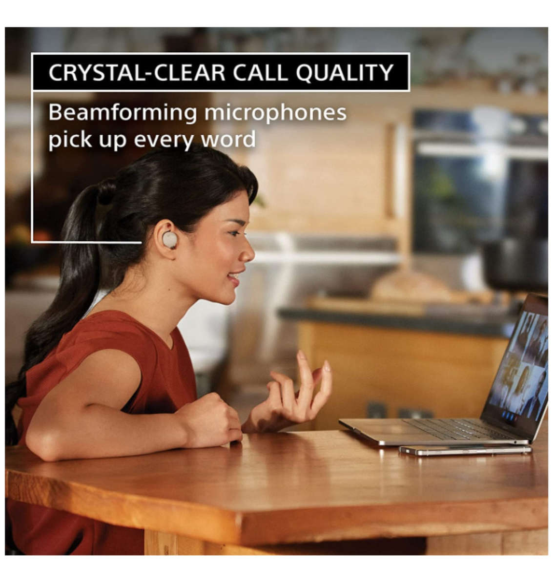 SONY WF-1000XM4 WIRELESS EARBUDS WITH ALEXA BUILT-IN BLACK