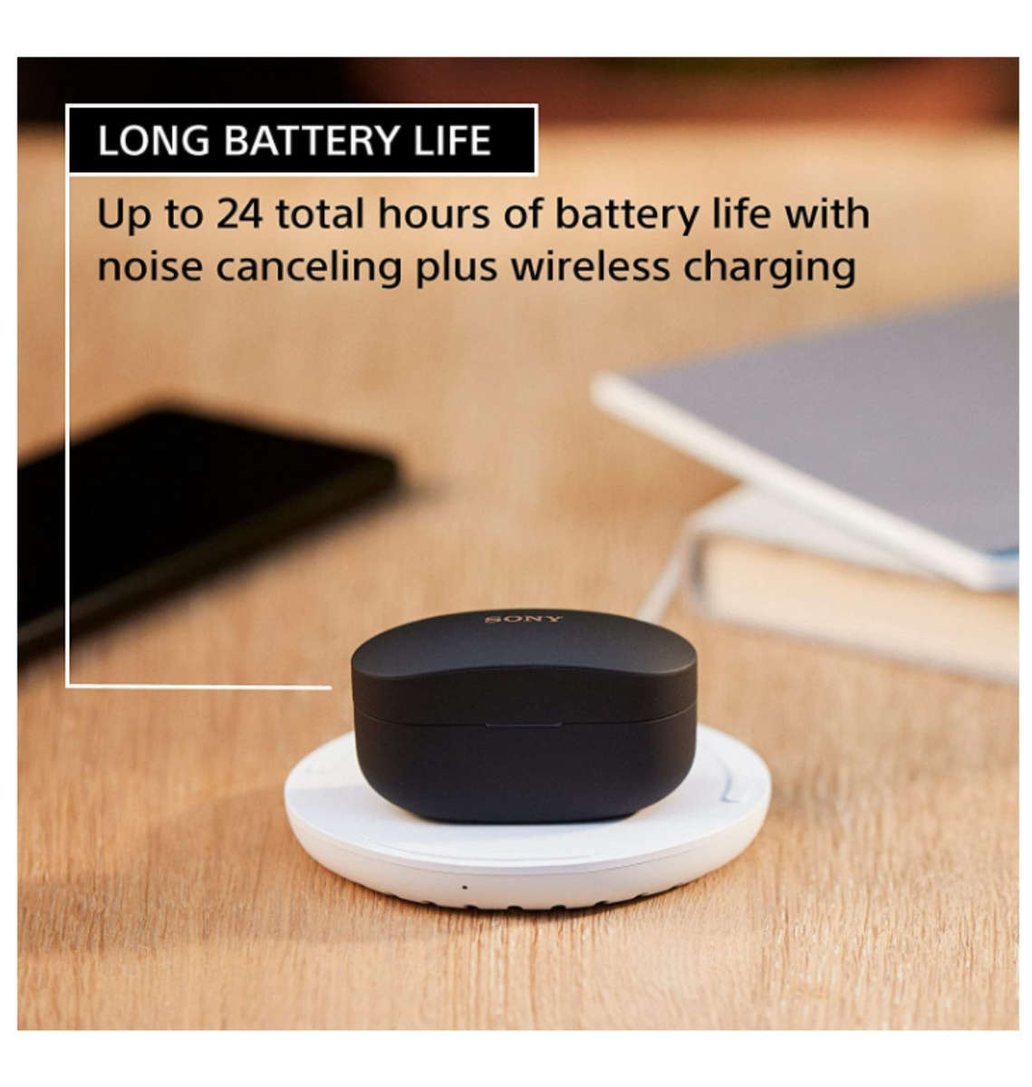 SONY WF-1000XM4 WIRELESS EARBUDS WITH ALEXA BUILT-IN BLACK