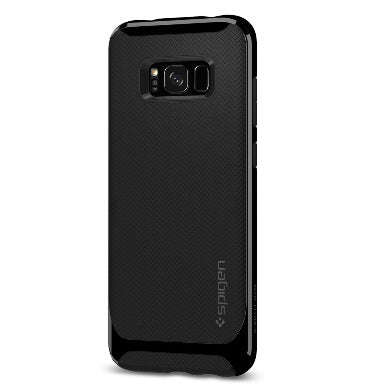 SAMSUNG GALAXY S8+ PLUS PREMIUM NEO HYBRID CASE SHINY BLACK | SPIGEN
