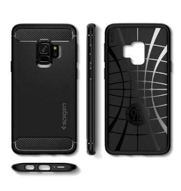 SAMSUNG GALAXY S9 PREMIUM RUGGED CASE BLACK | SPIGEN
