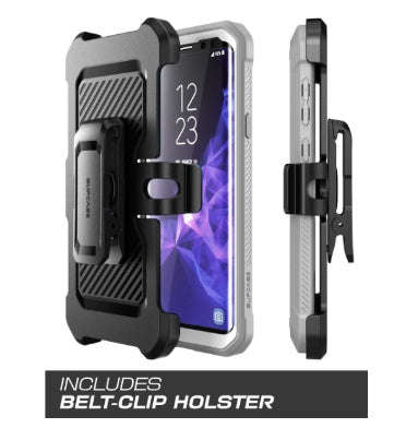 SAMSUNG GALAXY S9+ FULL BODY RUGGED PROTECTIVE CASE WITH SCREEN PROTECTOR WHITE | SUPCASE