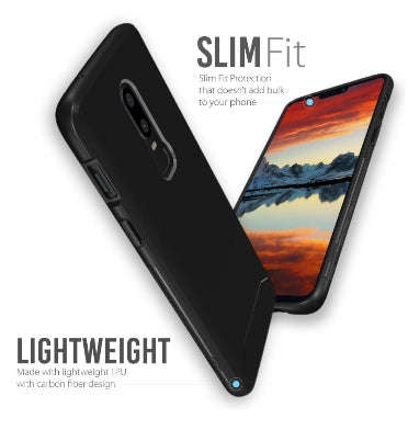 ONEPLUS 6 ULTRA SLIM ARCH CASE MATTE BLACK | TUDIA
