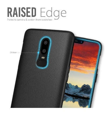 ONEPLUS 6 ULTRA SLIM ARCH CASE MATTE BLACK | TUDIA