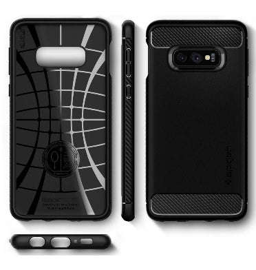 SAMSUNG GALAXY S10E PREMIUM RUGGED CASE BLACK | SPIGEN