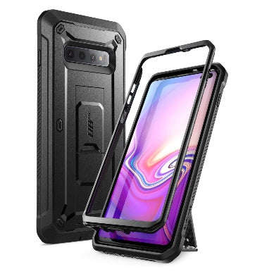 SAMSUNG GALAXY S10+ FULL BODY RUGGED PROTECTIVE CASE BLACK | SUPCASE
