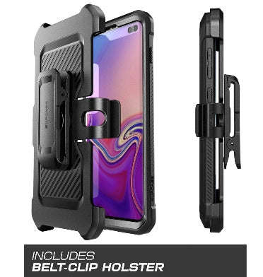 SAMSUNG GALAXY S10+ FULL BODY RUGGED PROTECTIVE CASE BLACK | SUPCASE