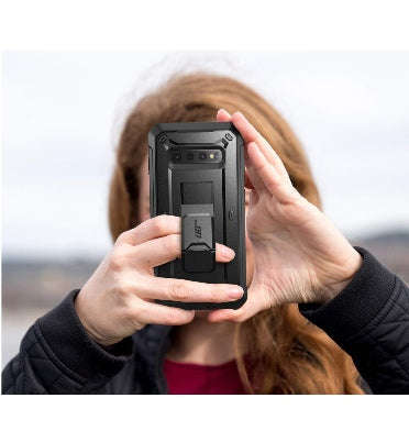 SAMSUNG GALAXY S10+ FULL BODY RUGGED PROTECTIVE CASE BLACK | SUPCASE