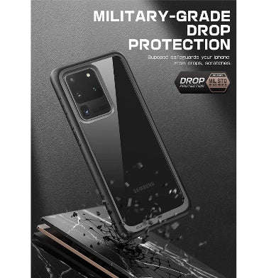 SAMSUNG GALAXY S20 ULTRA PREMIUM HYBRID CASE BLACK/CLEAR | SUPCASE