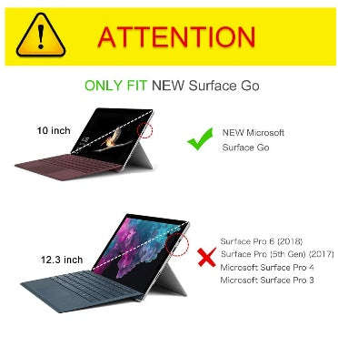 MICROSOFT SURFACE GO BUSINESS STAND/FOLIO COVER BLACK | FINTIE
