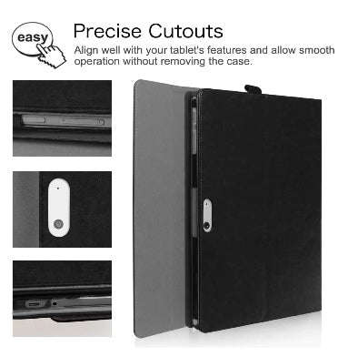 MICROSOFT SURFACE GO BUSINESS STAND/FOLIO COVER BLACK | FINTIE