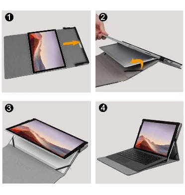 MICROSOFT SURFACE PRO BUSINESS STAND/FOLIO COVER DENIM CHARCOAL | FINTIE