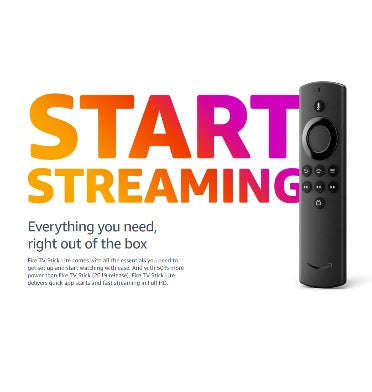 AMAZON FIRE TV STICK LITE (2020) STREAMING MEDIA PLAYER WITH ALEXA VOICE REMOTE