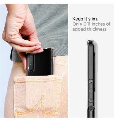 SONY XPERIA 1ii (2020) PREMIUM SLIM LIQUID CRYSTAL CASE CLEAR | SPIGEN