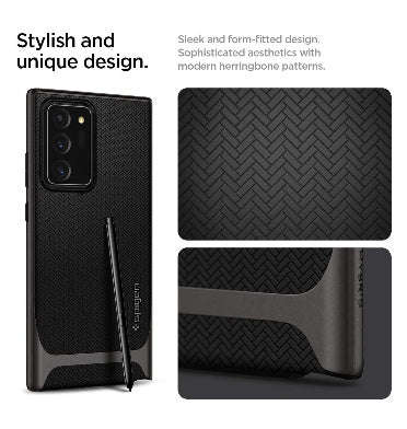 SAMSUNG GALAXY NOTE 20 ULTRA PREMIUM NEO HYBRID CASE GUNMETAL | SPIGEN