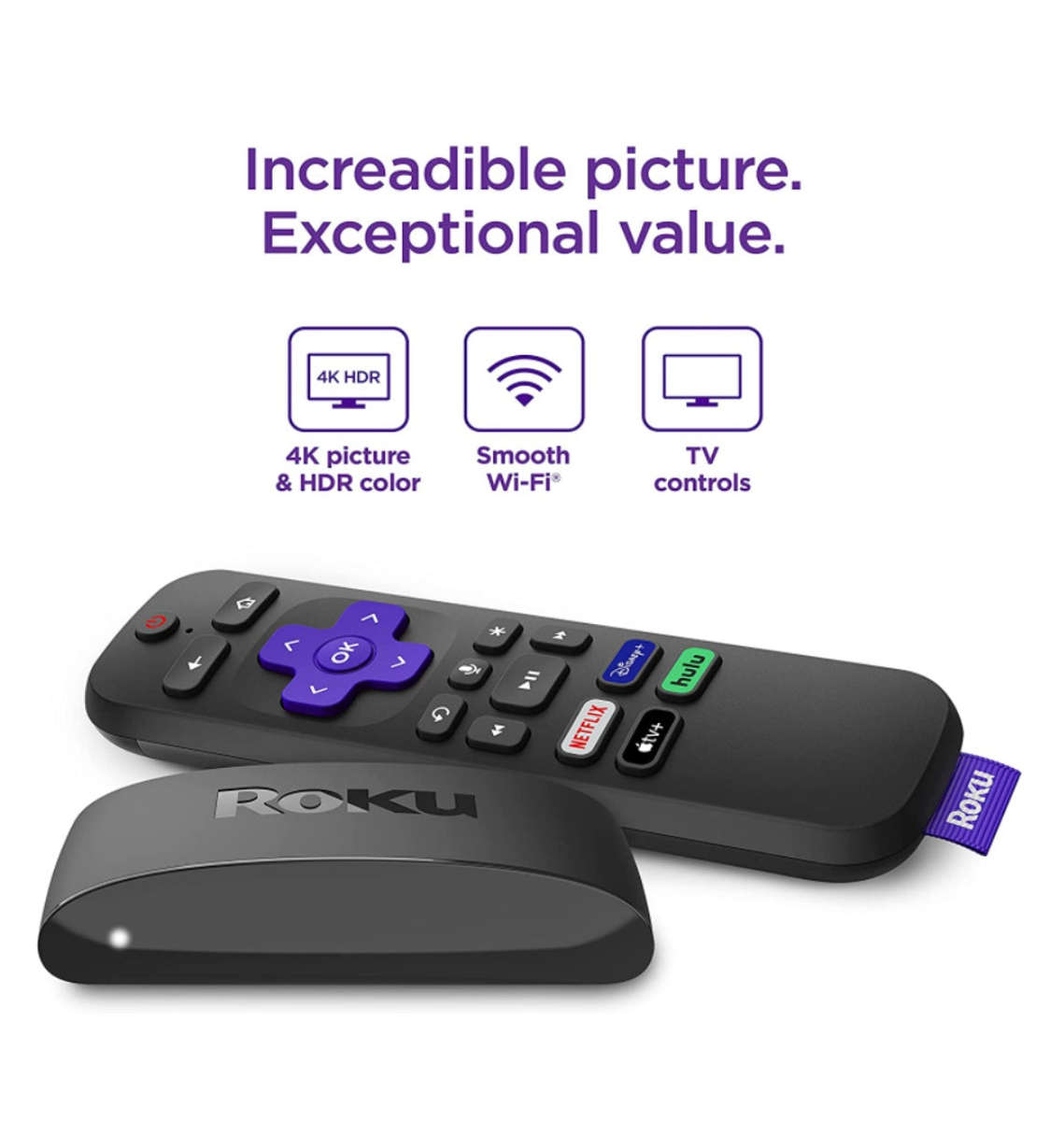 ROKU EXPRESS 4K+ STREAMING STICK MEDIA PLAYER (2021)