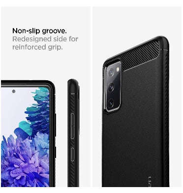 SAMSUNG GALAXY S20 FE PREMIUM RUGGED CASE BLACK | SPIGEN