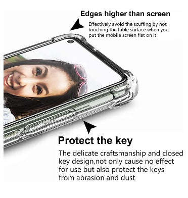 HTC U20 5G (2020) PROTECTIVE FLEXIBLE TPU CASE CLEAR