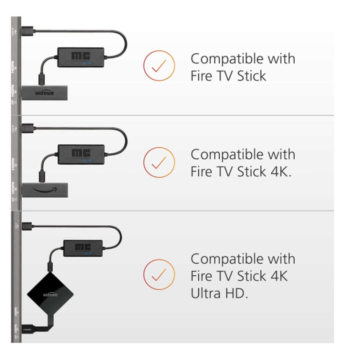 AMAZON FIRE TV USB POWER CABLE