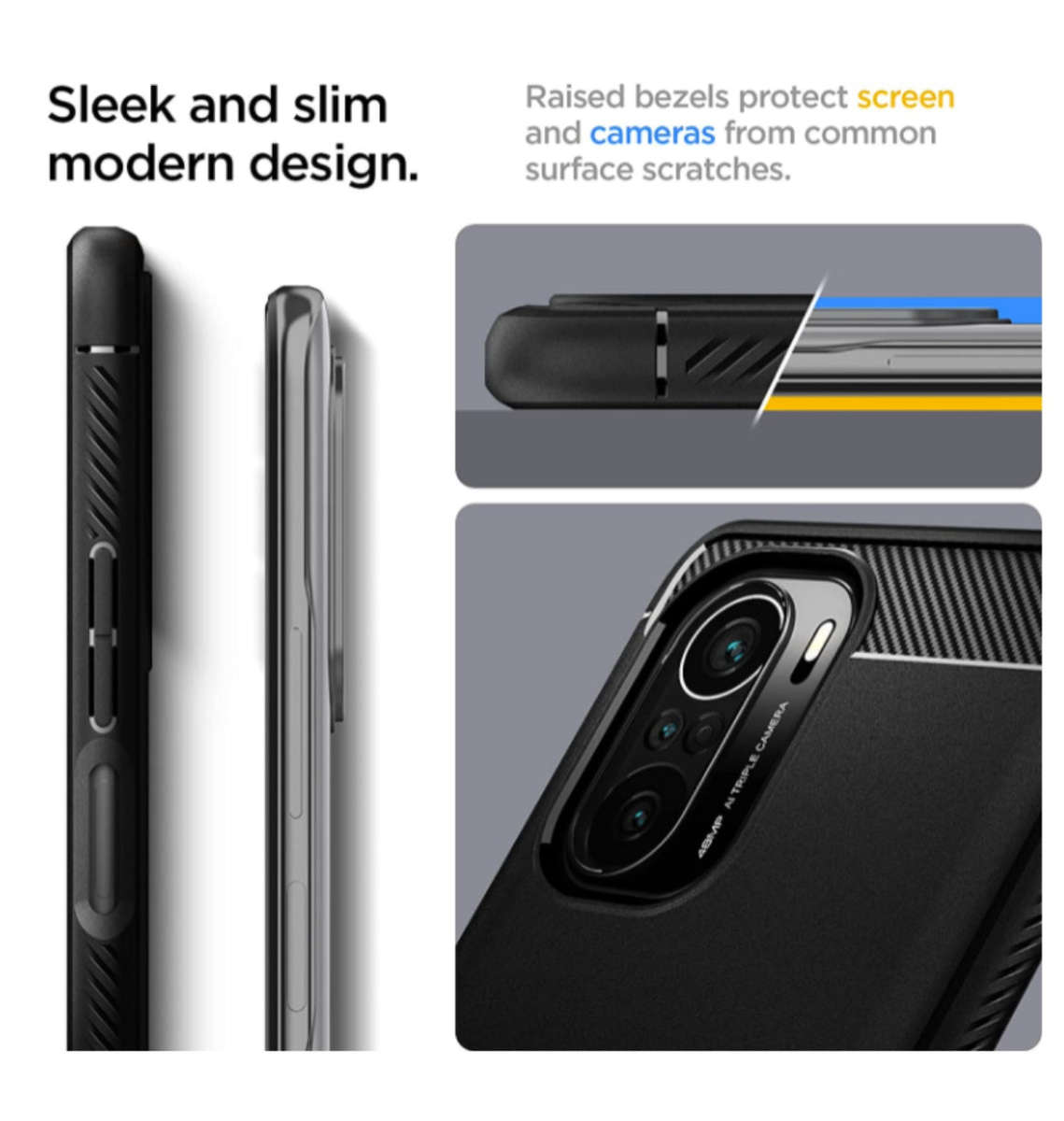 XIAOMI MI 11i PREMIUM RUGGED CASE BLACK | SPIGEN