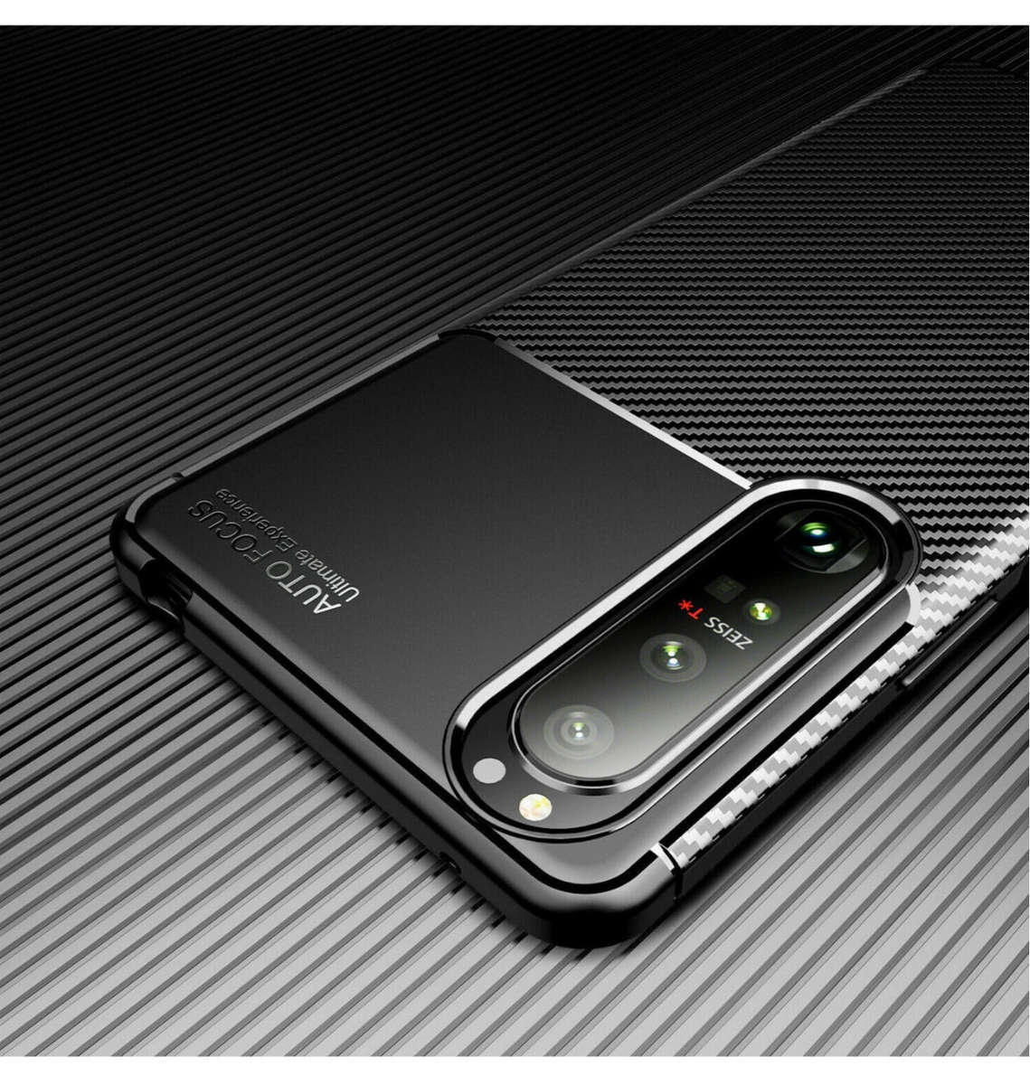 SONY XPERIA 10iii (2021) SLIM CARBON FIBRE CASE BLACK | PULEN