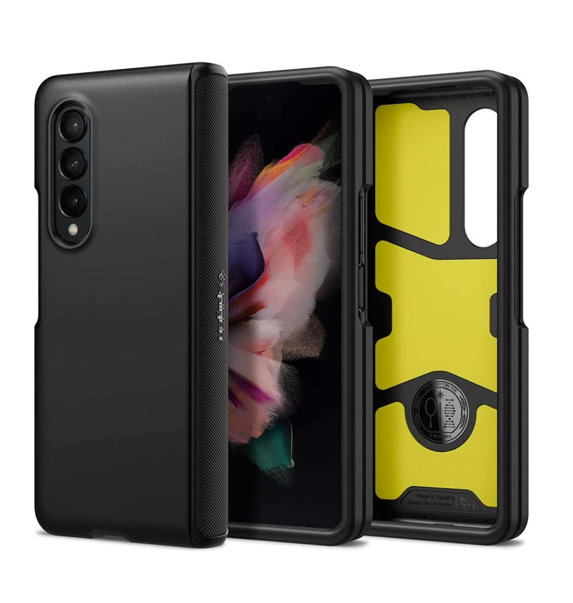 SAMSUNG GALAXY Z FOLD 3 5G PREMIUM SLIM ARMOR PRO CASE BLACK | SPIGEN