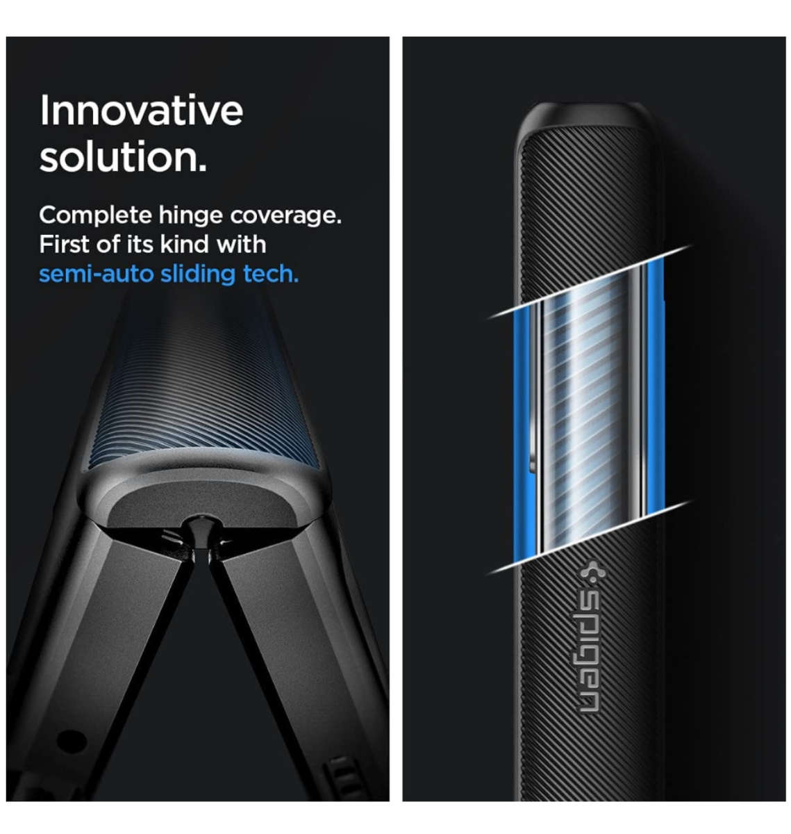 SAMSUNG GALAXY Z FOLD 3 5G PREMIUM SLIM ARMOR PRO CASE BLACK | SPIGEN