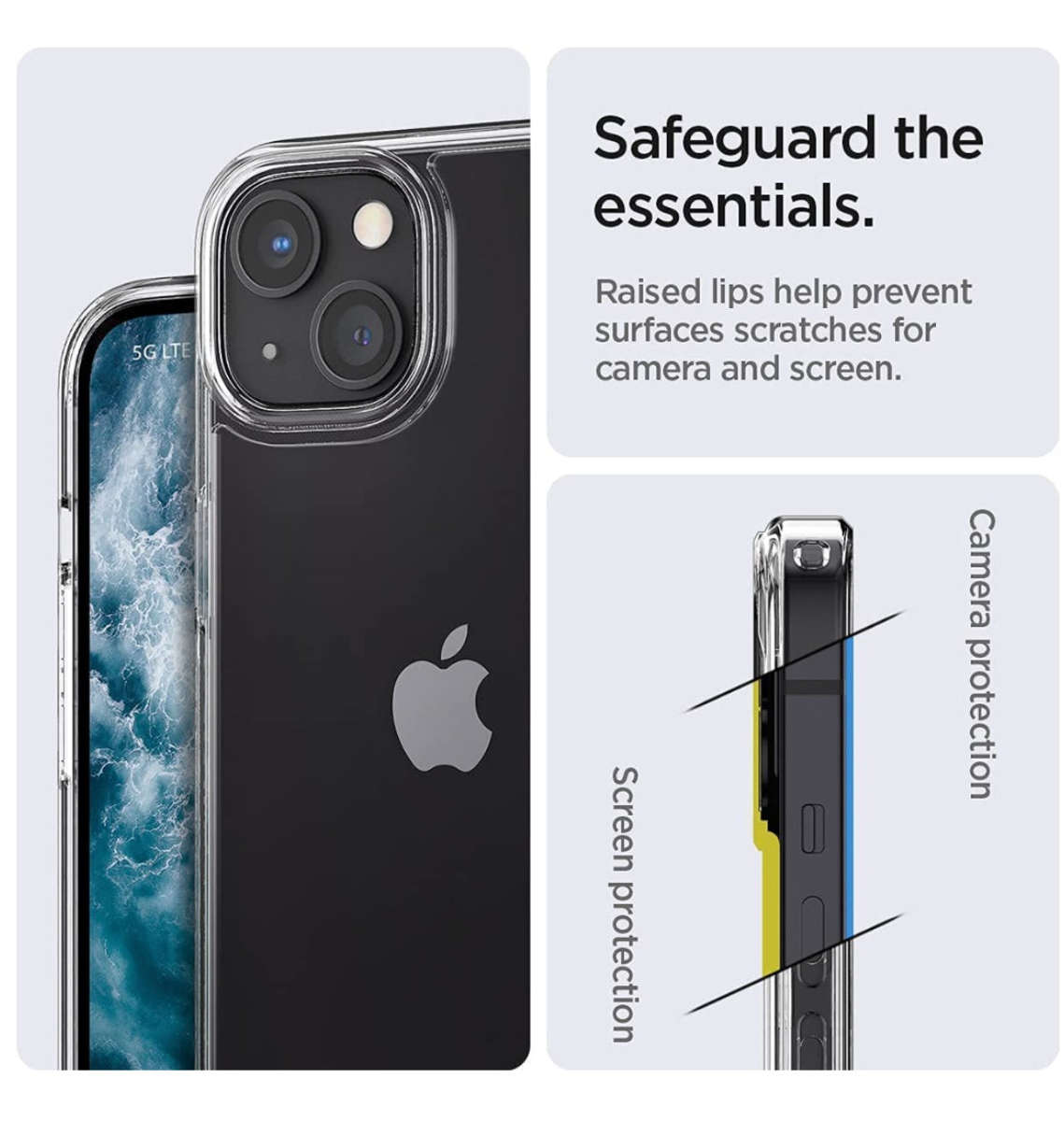 IPHONE 13 PREMIUM ULTRA HYBRID CRYSTAL CASE CLEAR | SPIGEN