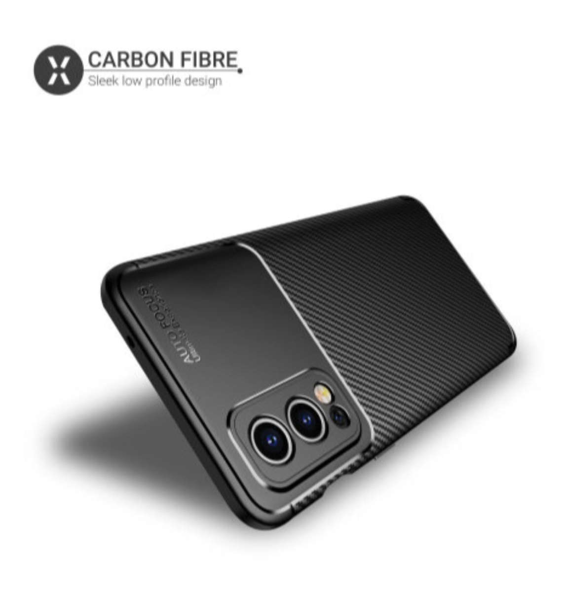 ONEPLUS NORD 2 5G (2021) SLIM CARBON FIBRE CASE BLACK | OLIXAR