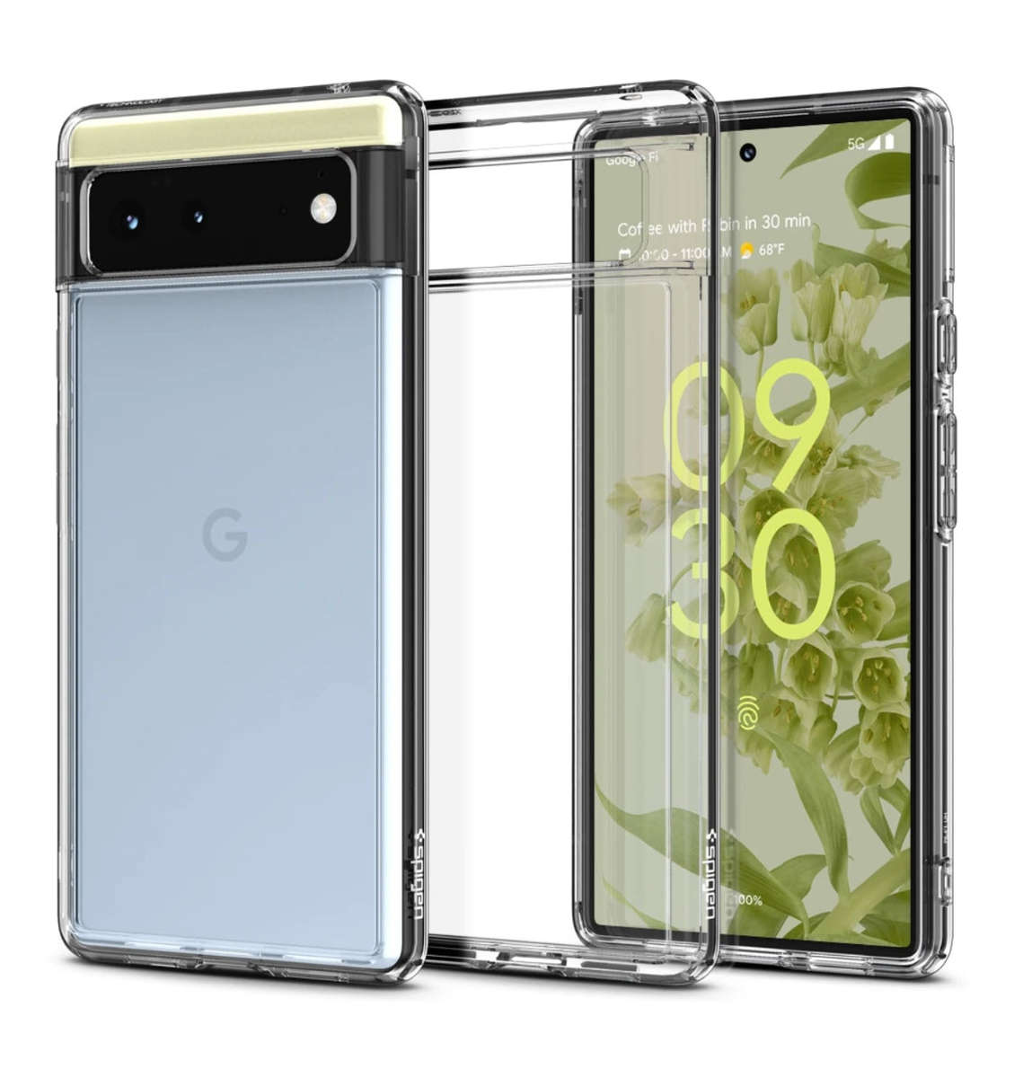 GOOGLE PIXEL 6 PREMIUM SLIM ULTRA HYBRID CASE CLEAR | SPIGEN