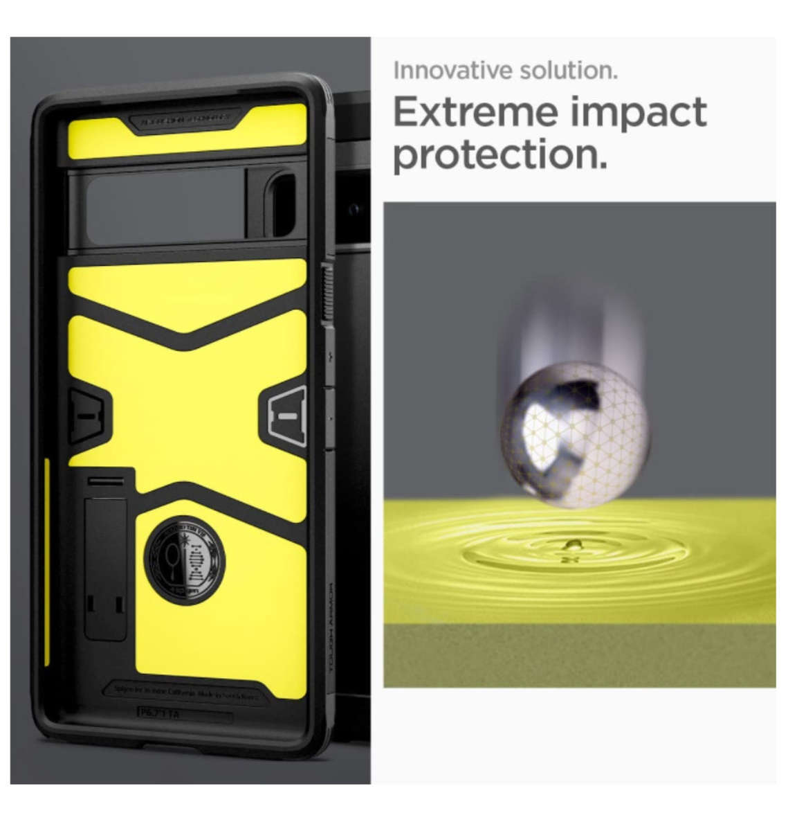 GOOGLE PIXEL 6 PRO PREMIUM TOUGH ARMOR CASE BLACK | SPIGEN