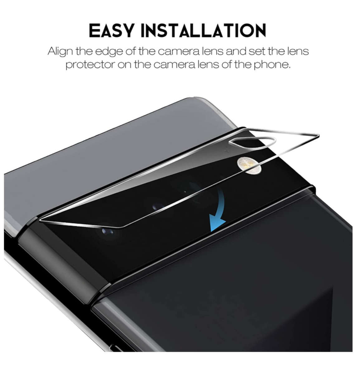 GOOGLE PIXEL 6 PRO PREMIUM FILM SCREEN PROTECTOR AND TEMPERED CAMERA LENS PROTECTOR 4PK | LK