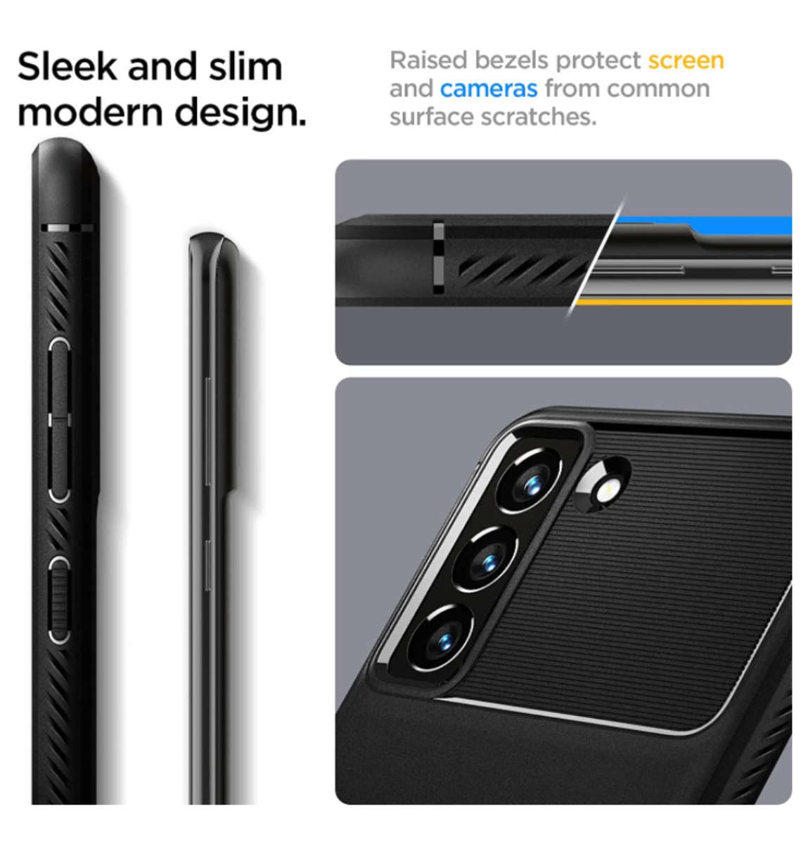 SAMSUNG GALAXY S21 FE PREMIUM RUGGED CASE BLACK | SPIGEN