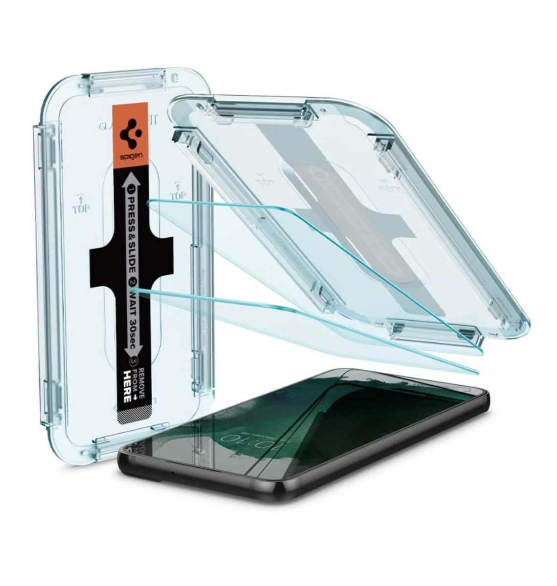 SAMSUNG GALAXY S22+ GLAS.TR PREMIUM TEMPERED GLASS SCREEN PROTECTOR 2PK | SPIGEN