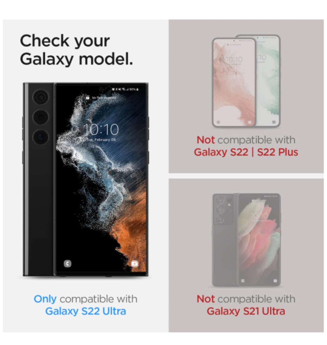 SAMSUNG GALAXY S22 ULTRA PREMIUM NEO-FLEX SCREEN PROTECTOR 2PK | SPIGEN