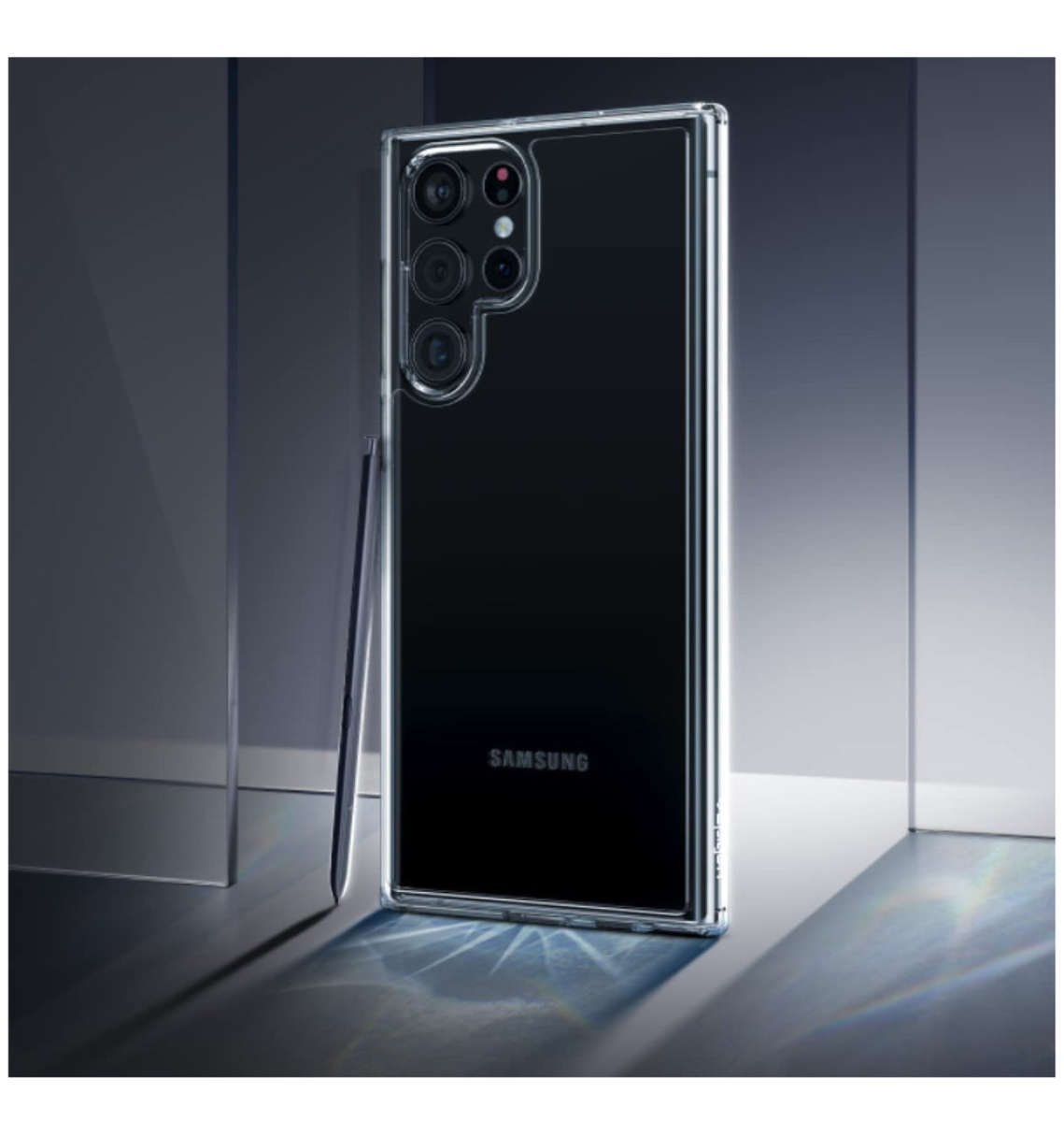 SAMSUNG GALAXY S22 ULTRA PREMIUM ULTRA HYBRID CRYSTAL CASE CLEAR | SPIGEN
