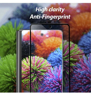 SAMSUNG GALAXY Z FOLD 3 5G TEMPERED EZ DOME GLASS SCREEN PROTECTOR BLACK 2PK | WHITESTONE