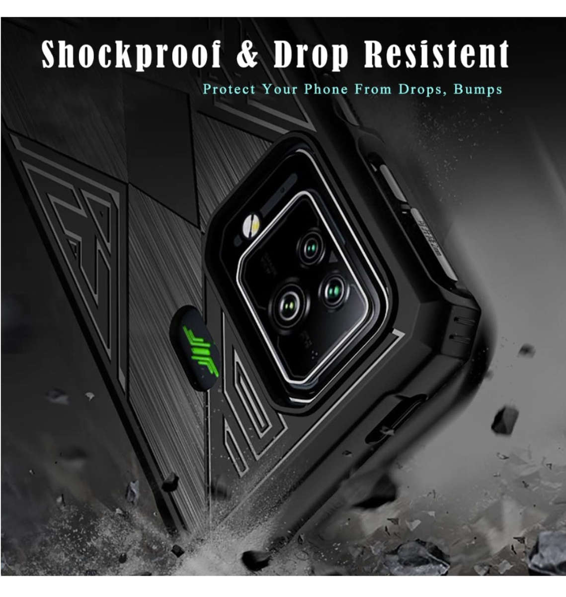 XIAOMI BLACK SHARK 5/5 PRO RUGGED PROTECTIVE CASE BLACK
