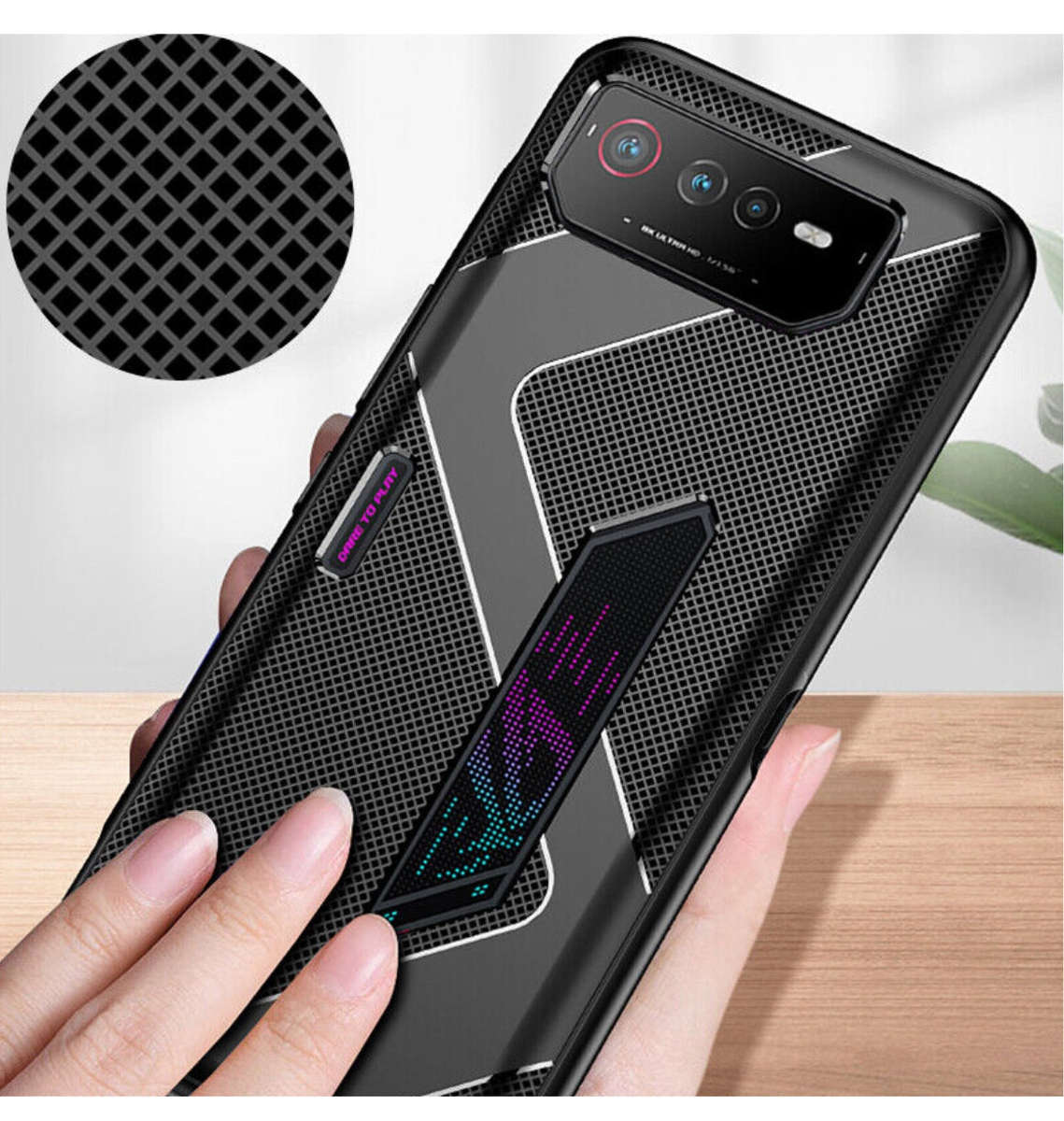 ASUS ROG PHONE 6 AIR CUSHION PROTECTIVE CASE BLACK