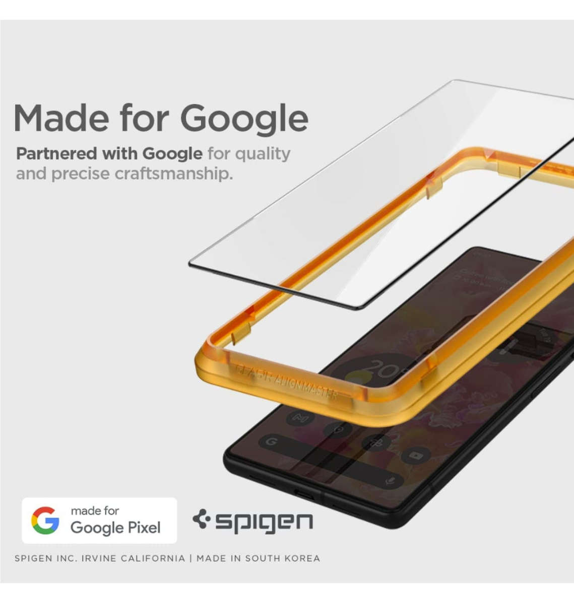 GOOGLE PIXEL 7 PREMIUM TEMPERED GLASS SCREEN PROTECTOR | SPIGEN