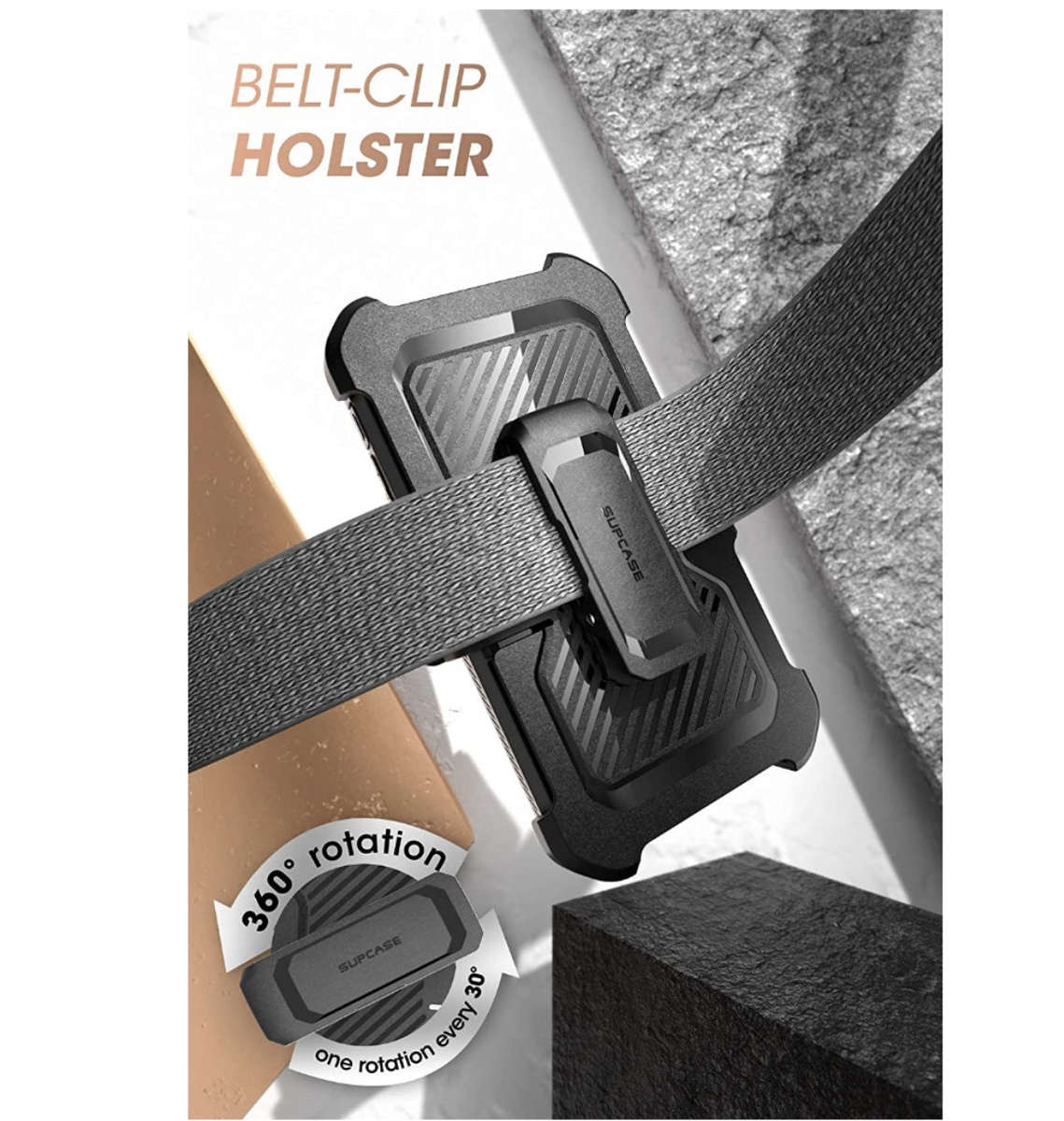 GOOGLE PIXEL 7 FULL BODY RUGGED PROTECTIVE CASE BLACK | SUPCASE