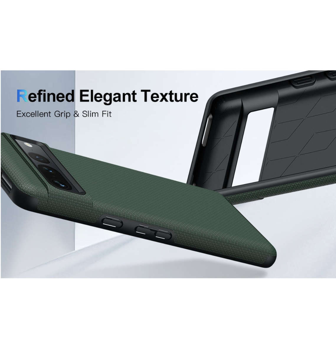 GOOGLE PIXEL 7 PRO GUARDIAN SERIES DUAL LAYER PROTECTIVE CASE BLACK | MEIFIGNO